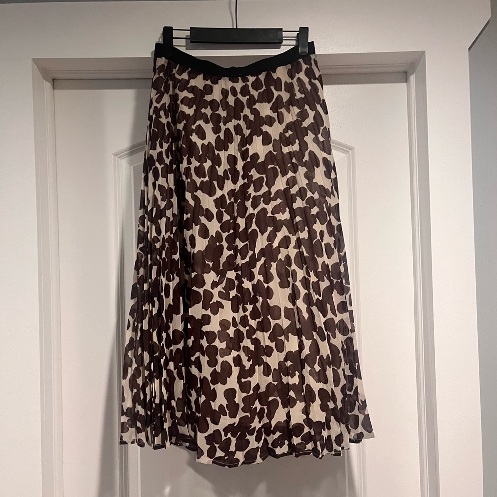 Sanctuary Flowy Pleated Midi Skirt